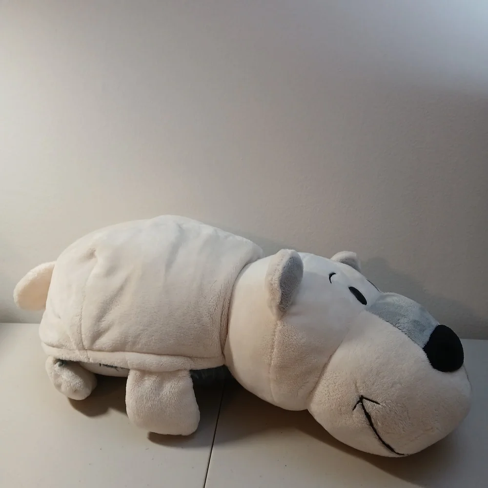 Flipazoo Poppi Polar Bear Asher Husky Dog Reversible Stuffed Plush Animal Doll